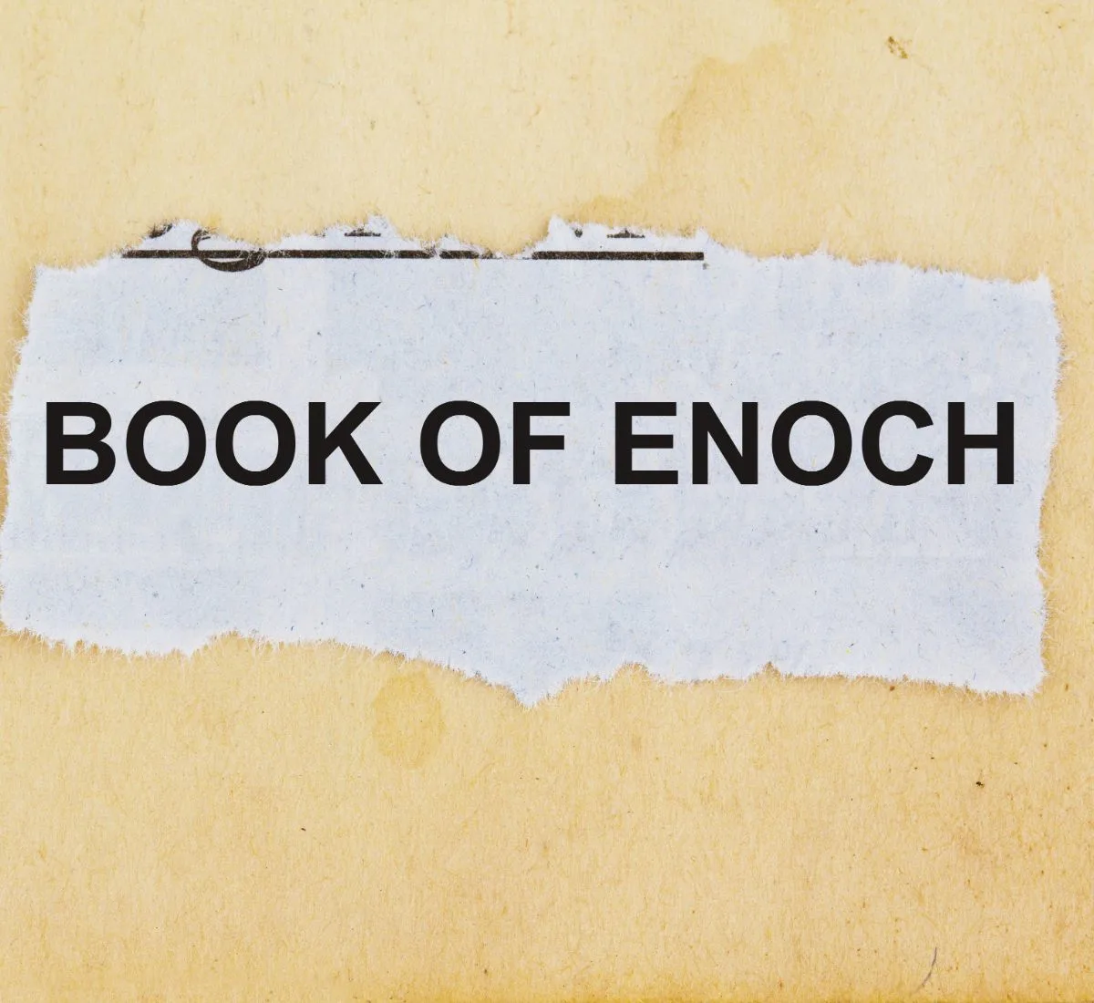 Question - why is the Book of Enoch not in the Bible