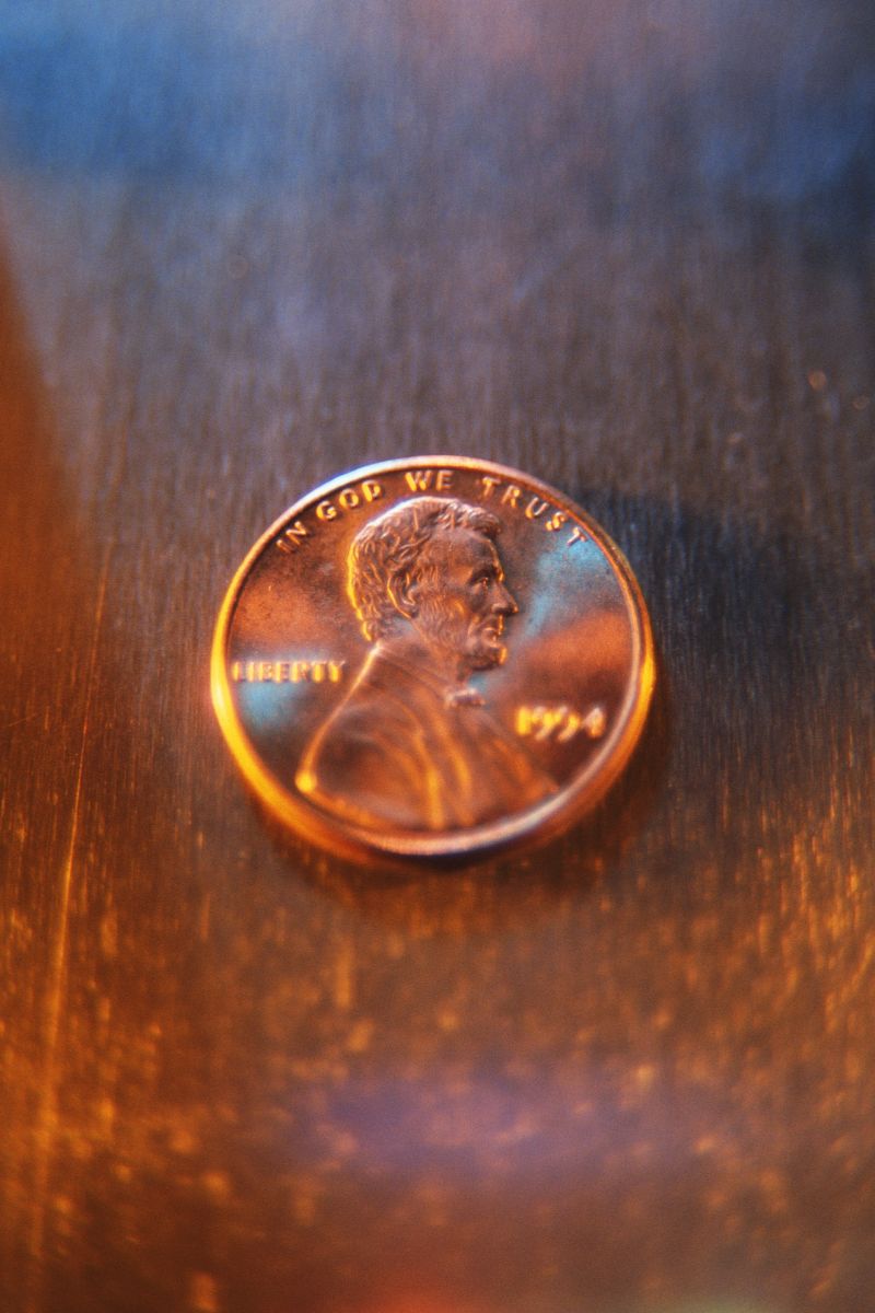 finding pennies around the house