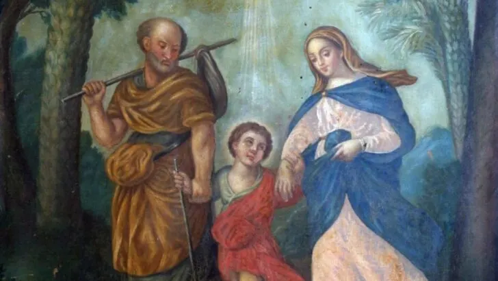 How much older was Joseph than Mary