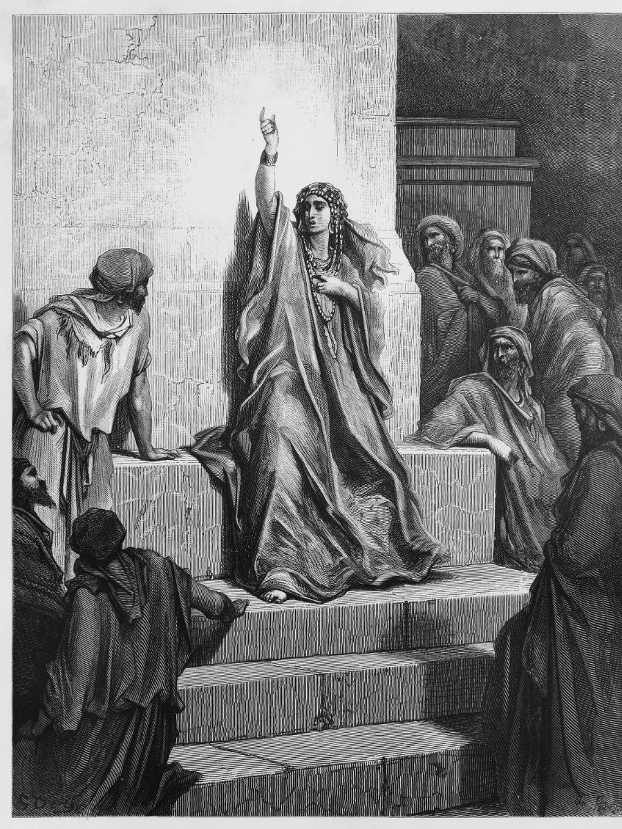 Who was the first woman evangelist in the Bible